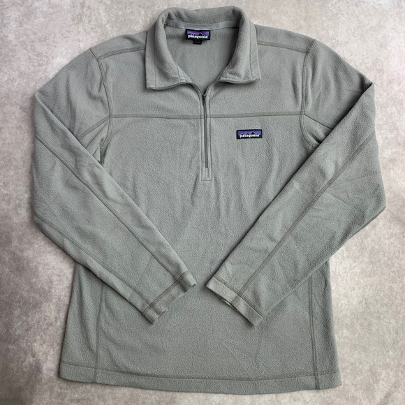 Patagonia Other - Patagonia Micro D Quarter Zip Fleece Pullover Forge Grey Mens Small 26176
